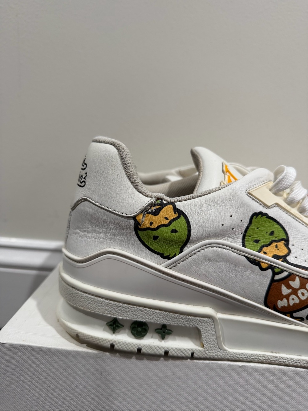 Louis Vuitton x Nigo Human Made Duck FW21 LV Trainers Shoes - Picture 7 of 14